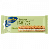 Wasa Cheese and chives sandwich