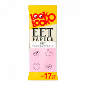 Look o Look Eetpapier met tongtattoo's