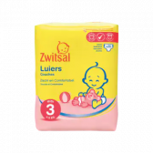 Zwitsal Midi size 3 diapers volume pack