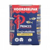 Princes Tonijnstukken in zonnebloemolie familieverpakking