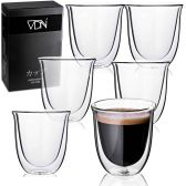Dubbelwandige theeglazen koffieglazen - Cappuccino glazen