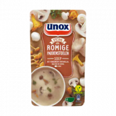 Unox Creamy fungus soup with fine chopped cantharelles, boletus and chervil