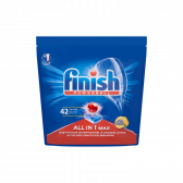 Finish All-in-1 max powerball perfume lemon dish washing tabs large