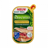 John West Makreelfilets in zonnebloemolie