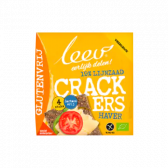 Leev Bio crackers lijnzaad haver glutenvrij