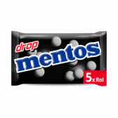 Mentos Licorice dragees chewing gum 5-pack