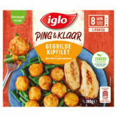 Iglo Ping & klaar gegrilde kipfilet met rosti en sperziebonen (alleen beschikbaar binnen de EU)