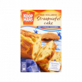 Koopmans Oud-Hollandse stroopwafelcake met stukjes karamel