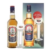 Linie Aquavit + Glas – 41,5% alc. (0.7 liter)