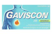 Gaviscon Peppermint chewing tabs