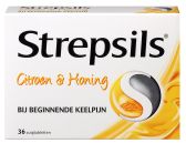 Strepsils Lemon and honey absorb tabs large