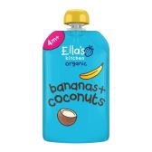 Ella's Kitchen Biologische bananen en kokosnoten (vanaf 4 maanden)