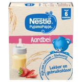 Nestle Pyjamapapje aardbeien baby pap (vanaf 6 maanden)