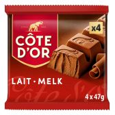 CÃ”TE D'OR melk 4x47g