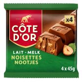 CÃ”TE D'OR melk nootjes 4x45g