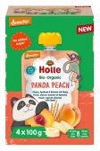 Holle Fruit pouch peach organic 4-pack (4 pcs)