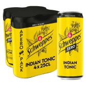Schweppes Zero Indische tonic 4-pack