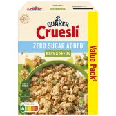 Quaker Cruesli Noten & Zaden Zero Sugar (720 g)