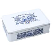 Wilhelmina Pepermunt blik Delftsblauw giftbox (500 g)