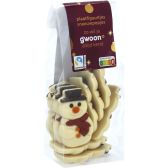 Gwoon plaatfiguurtjes sneeuwpopjes 150 GRM
