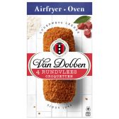 Van Dobben Airfryer and oven beef croquettes 