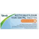 Teva acetylsalicylzuur 500 (20 tabletten)