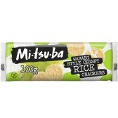 Mitsuba Wasabi crispy rice crackers