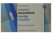 Leidapharm paracetamol suppositories 240Mg (10 pcs)