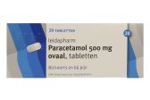 Leidapharm paracetamol ovale tabletten 500Mg (20 tabletten)