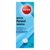 Roter paracetamol met cafeïne 500Mg (20 tabletten)