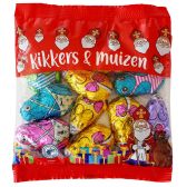 Fondant kikkers & muizen omhuld met chocola