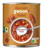 Gwoon Tomatensoep met vermicelli en soepballetjes klein