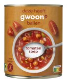 Gwoon Tomatensoep met vermicelli en soepballetjes groot