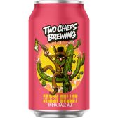 Two Chefs Brewing green bullet bier