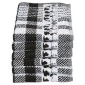 Twentse Damast Keukendoek Dutch black cow