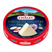 Chalet Gruyere cheese spread portions
