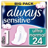 Always Sensitive ultra night sanitary pads