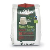 Cafe Liegeois Mano Biologische puissant koffiecapsules fair trade