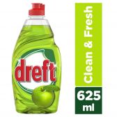 Dreft Apple dishwashing detergent clean and fresh small