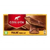 Cote d'Or Stuffed double lait chocolate praline tablet