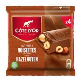 Cote d'Or Milk chocolate with nuts tablets