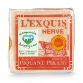 L'Exquis Extra gerijpte pikante herve kaas (voor uw eigen risico, geen restitutie mogelijk)