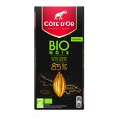 Cote d'Or Organic dark 85% chocolate tablet