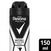 Rexona Invisible black and white clothes deo spray for men (only available within the EU)