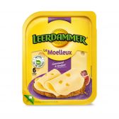 Leerdammer Le Moelleux kaas plakken