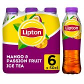 Lipton Ice tea mango passionfruit non sparkling 6-pack