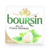 Boursin Fresh cheese with garlic and fine herbs large