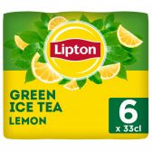 Lipton Ice tea green lemon non sparkling 6-pack