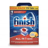 Finish All-in-1 lemon dish washing tabs