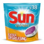 Sun Extra solvent degreasing dish washing tabs expert